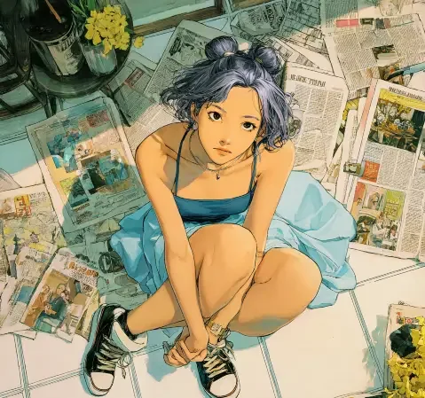 恋爱漫画封面：心动日常与情感发展